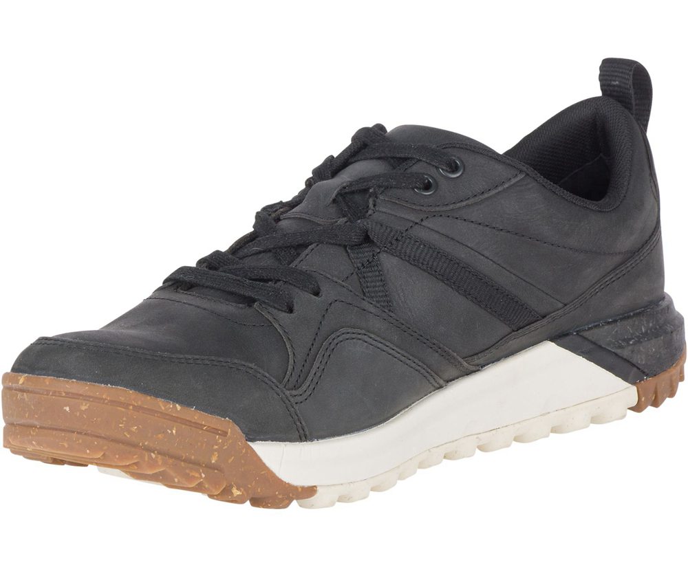 Tenis Homem - Merrell Indeway Couro - Pretas - WRE527841